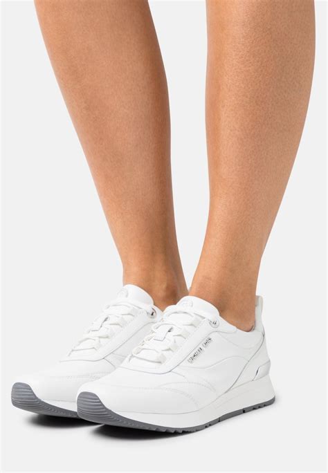 michael kors allie trainer white|michael kors allie stride trainer.